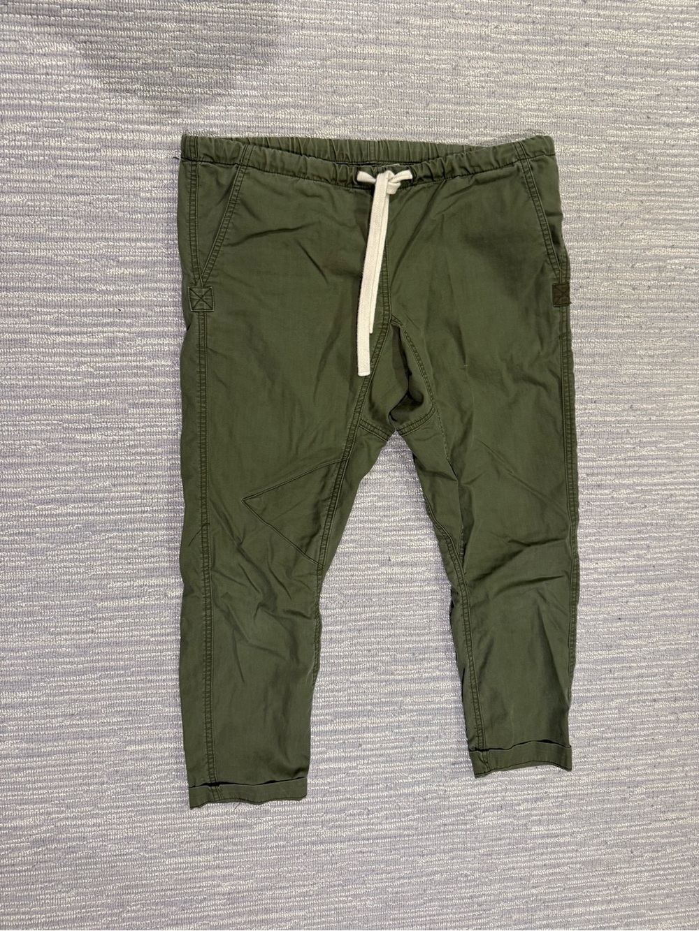 Free City Olive Drawstring Casual Pants size Small